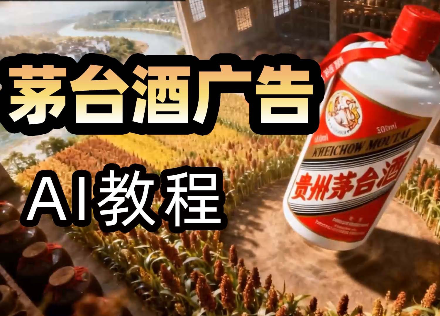 《AI教程——白酒广告》-houdini666